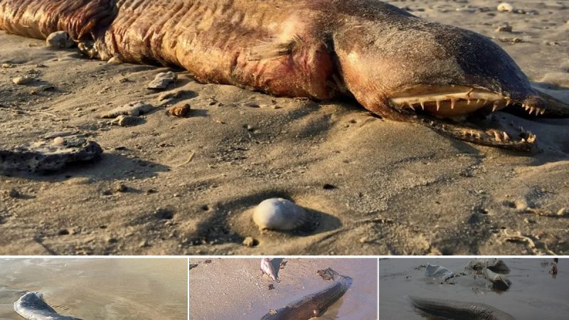 Mysterious Beached Creature: Eyeless and Finless “Dolphin-like” Enigma Baffles Experts on Mexican Beach