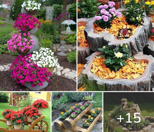 15 Pretty Ideas About How to DIY Wonderful Garden